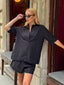 Relaxed Effortless Linen Shirt and Shorts Set – 1109