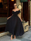 The Bella Off-Shoulder Maxi Dress – 1004