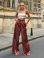 Luxe Satin Wide-Leg Pants – 1104