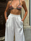 Luxe Satin Wide-Leg Pants – 1104