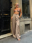 Luxe Satin Wide-Leg Pants – 1104