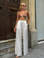 Luxe Satin Wide-Leg Pants – 1104