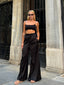 Luxe Satin Wide-Leg Pants – 1104