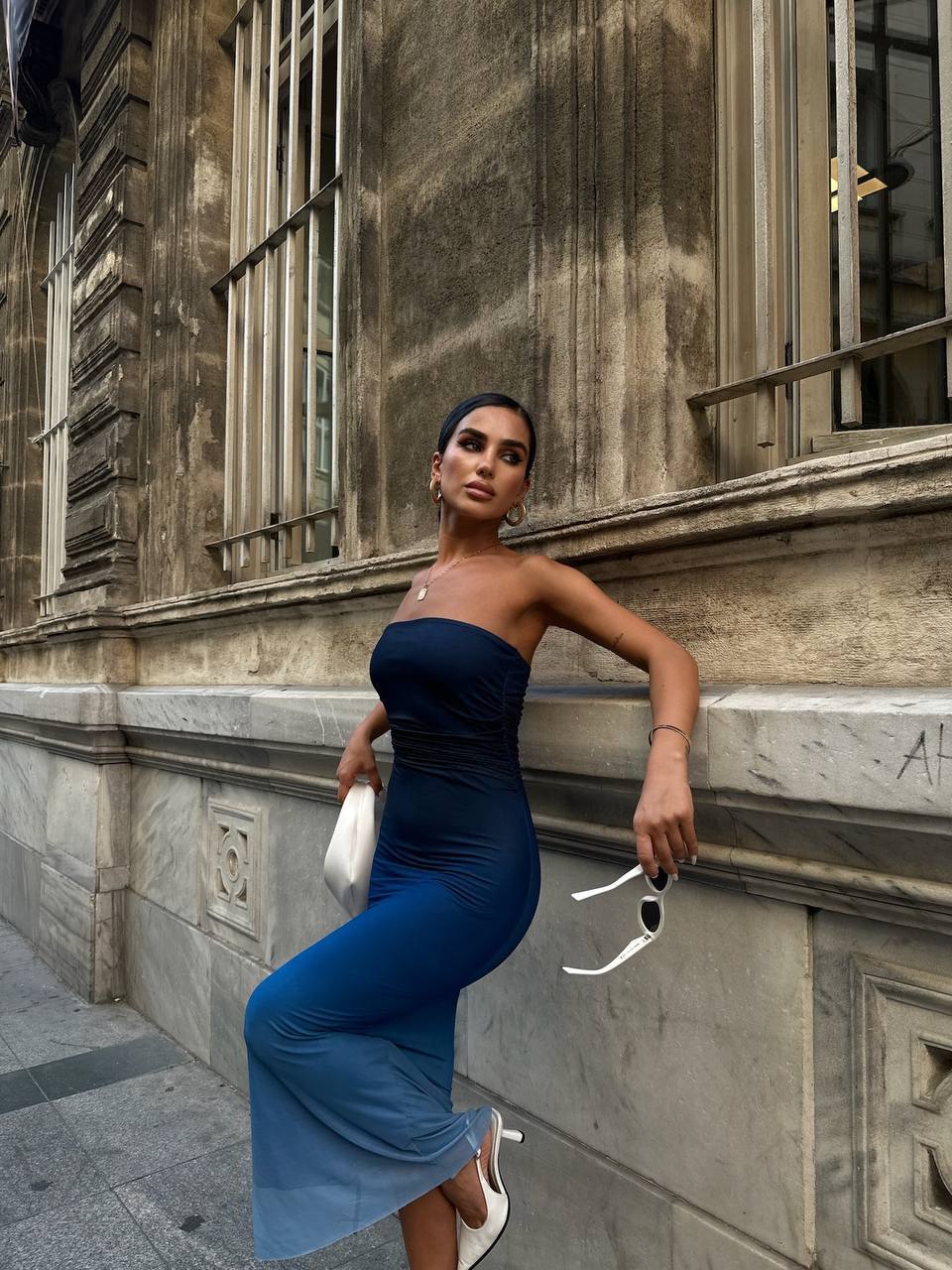 The Ombre Elegance Maxi Dress – 1102