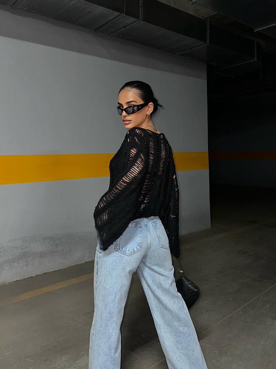 The Urban Edge Distressed Knit Sweater – 1095