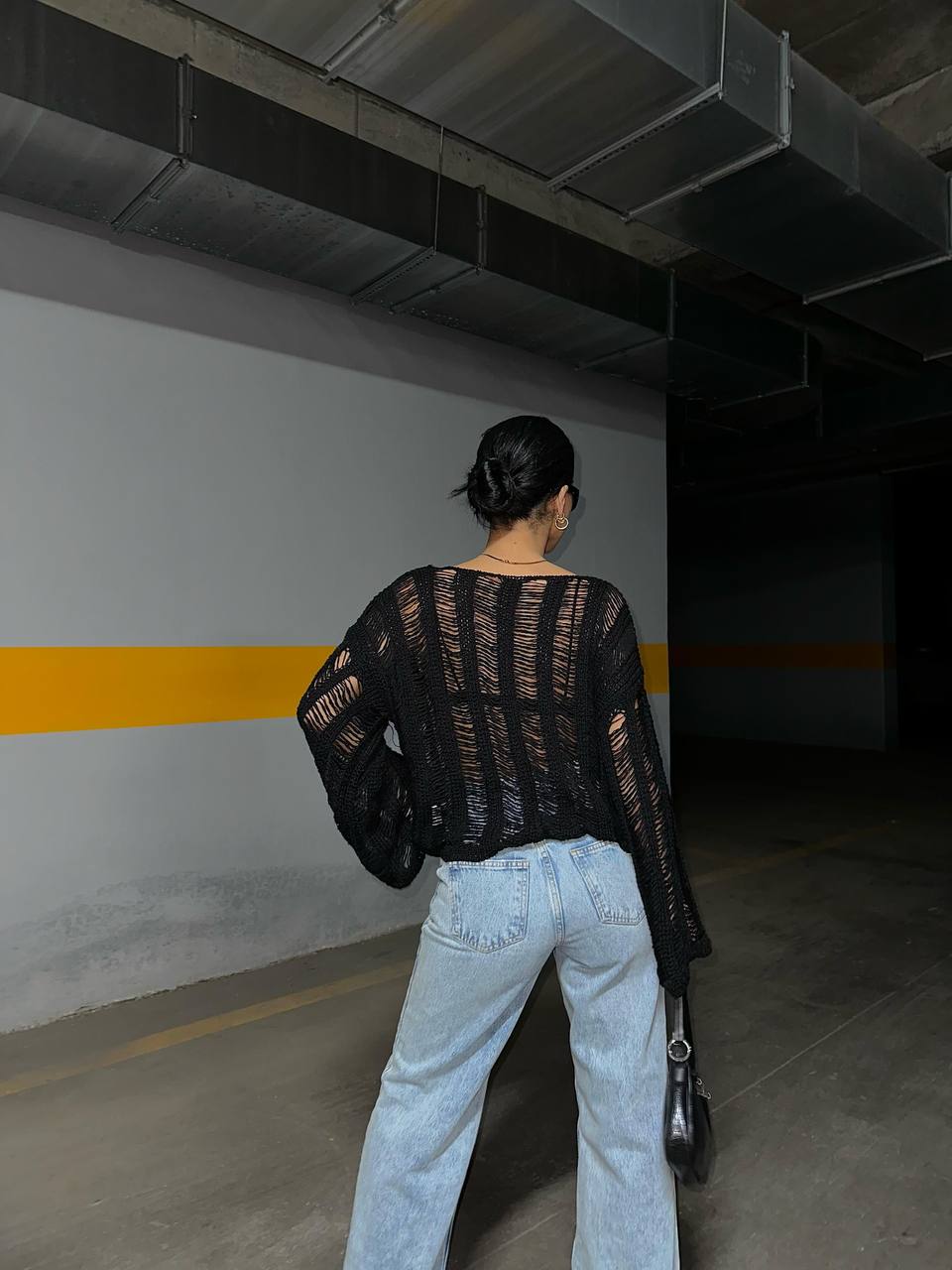 The Urban Edge Distressed Knit Sweater – 1095