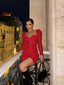 The Glam Sequin Long-Sleeve Mini Dress – 1039