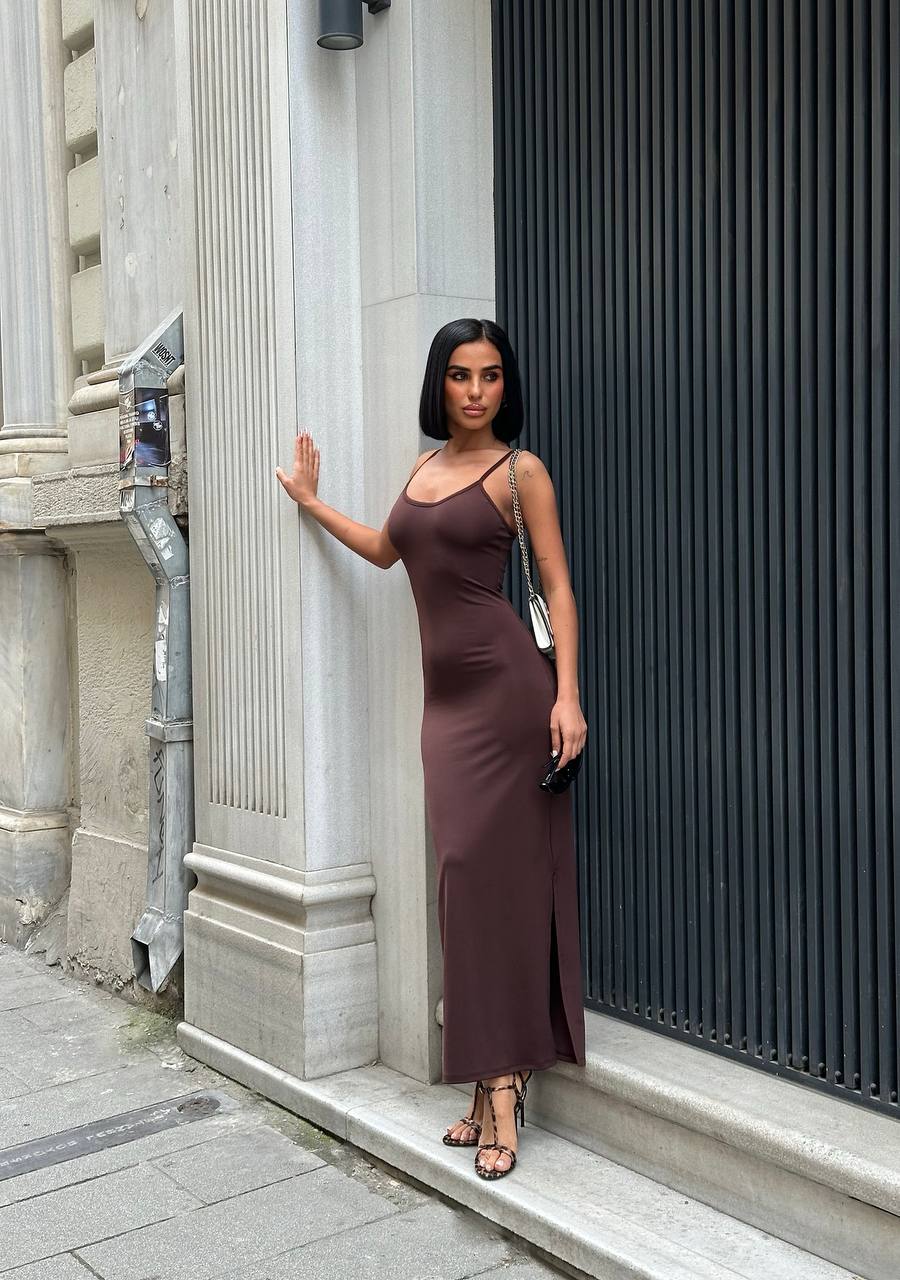 The Milan Slip Maxi Dress Effortless Allure - 1181