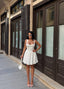 The Valencia Sweetheart Mini Dress Coastal Muse - 1203
