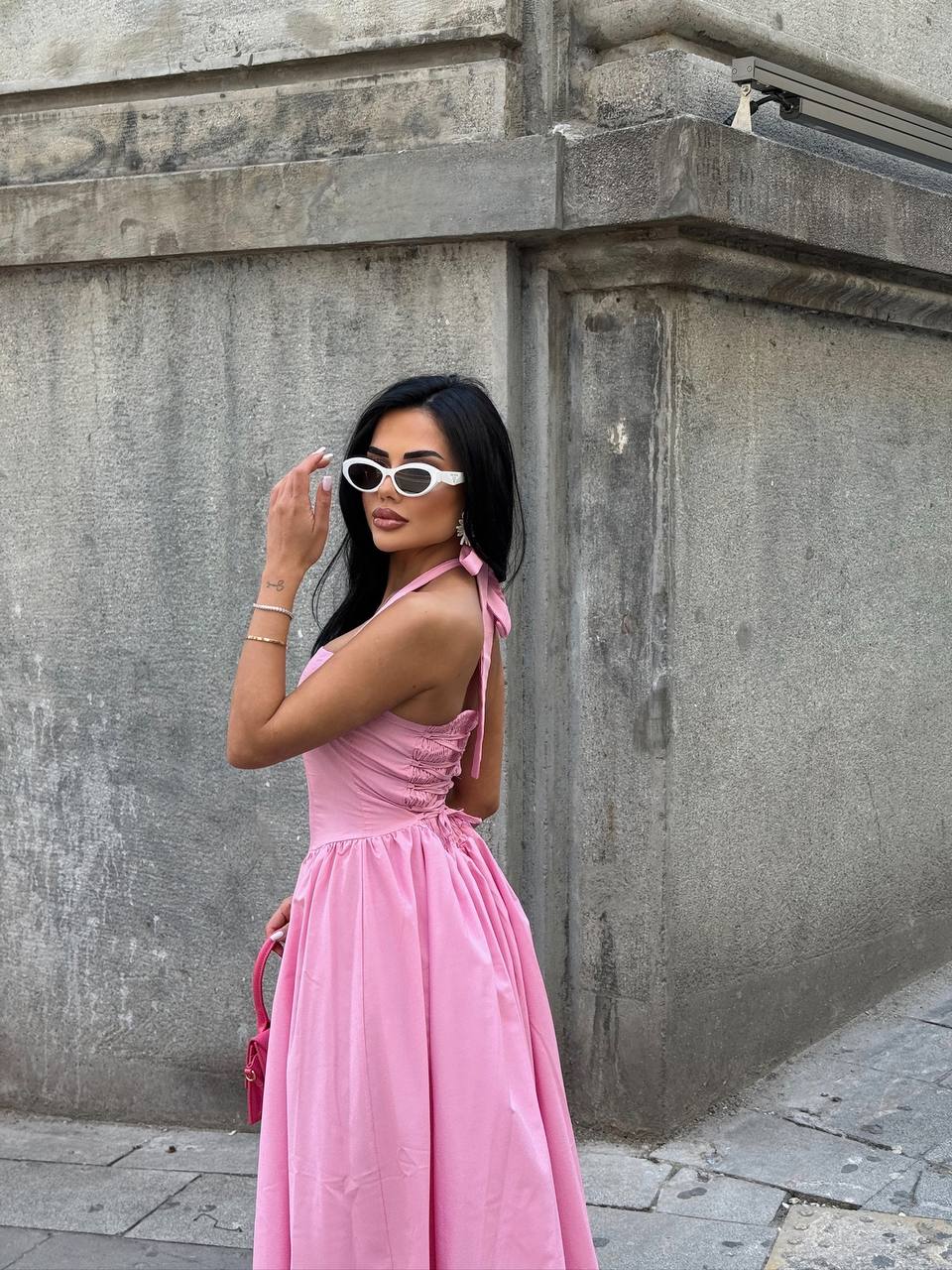 The Vienna Halter-Back Maxi Dress – 1213