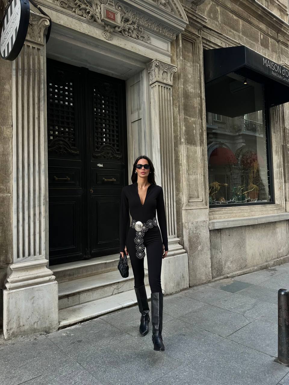 The Sleek Zip-Up Jumpsuit – 1074