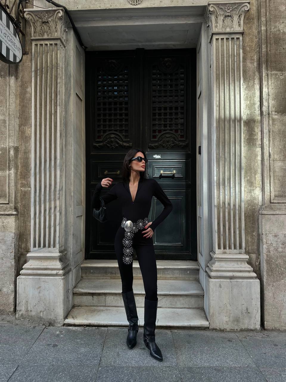 The Sleek Zip-Up Jumpsuit – 1074