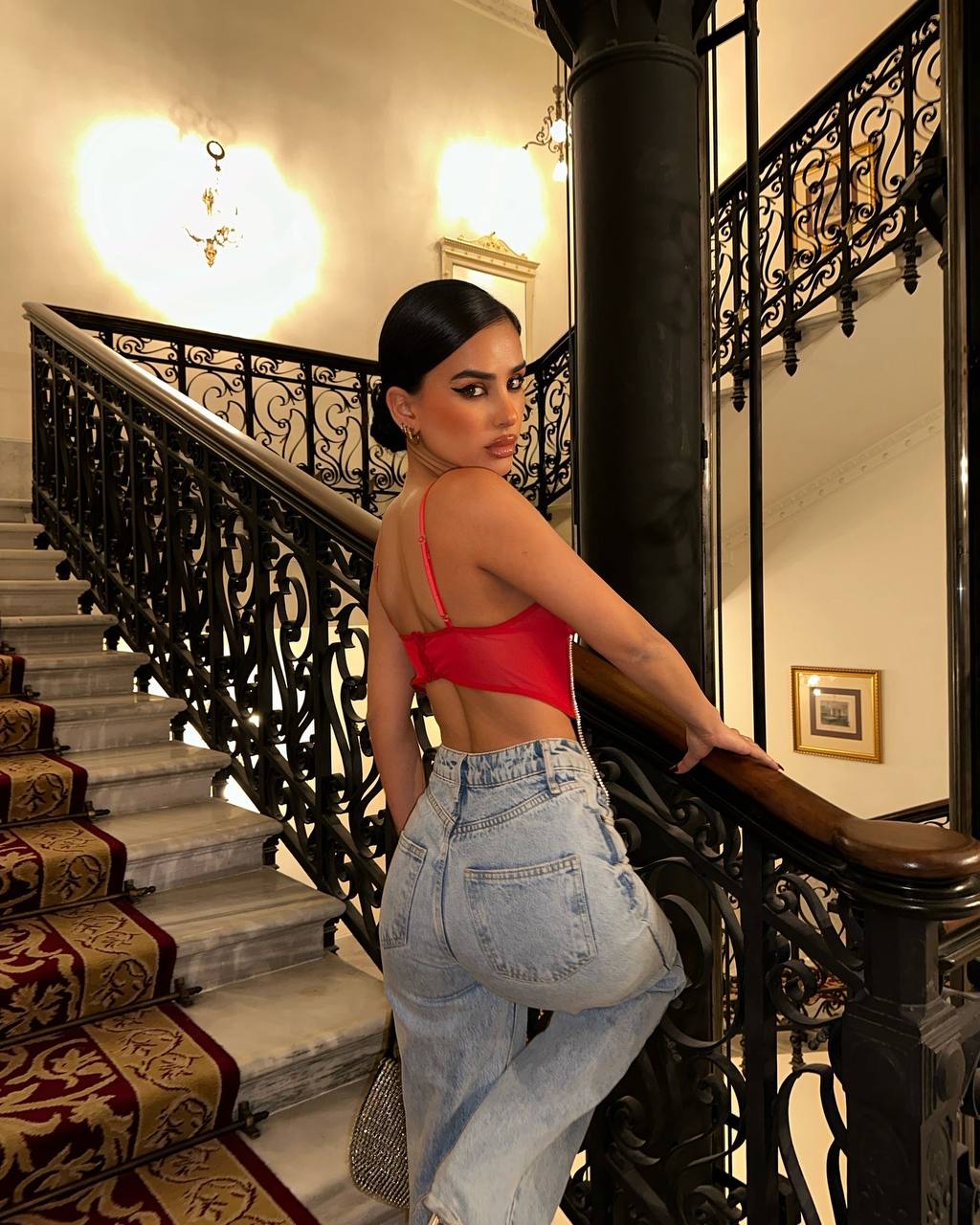 The Luxe Chain Detail Corset Top – 1072