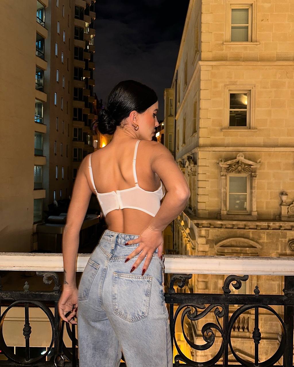 The Luxe Chain Detail Corset Top – 1072