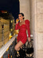 The Glam Sequin Long-Sleeve Mini Dress – 1039