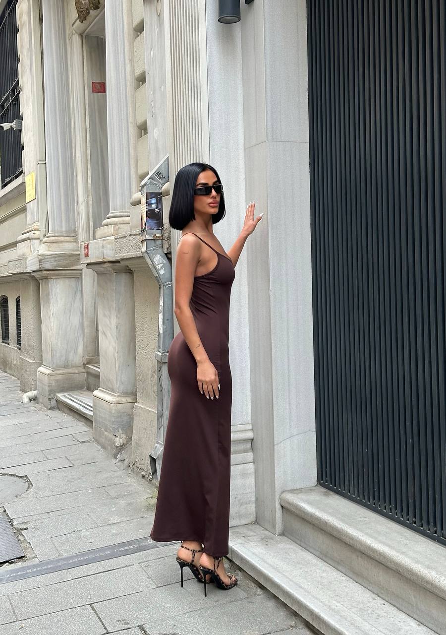 The Milan Slip Maxi Dress Effortless Allure - 1181