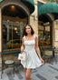 The Amara Tie-Strap Babydoll Mini Dress – 1197