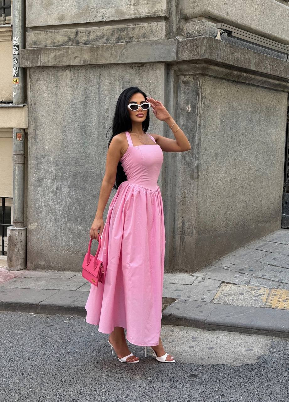 The Vienna Halter-Back Maxi Dress – 1213