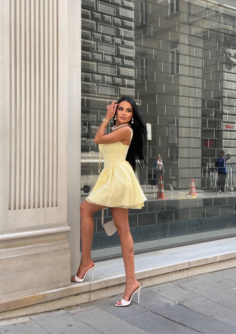 Twilight Drape Waist Cut-Out Midi Dress - 1227