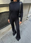 The Noir Elegant Jumpsui Classic Sophistication - 1062