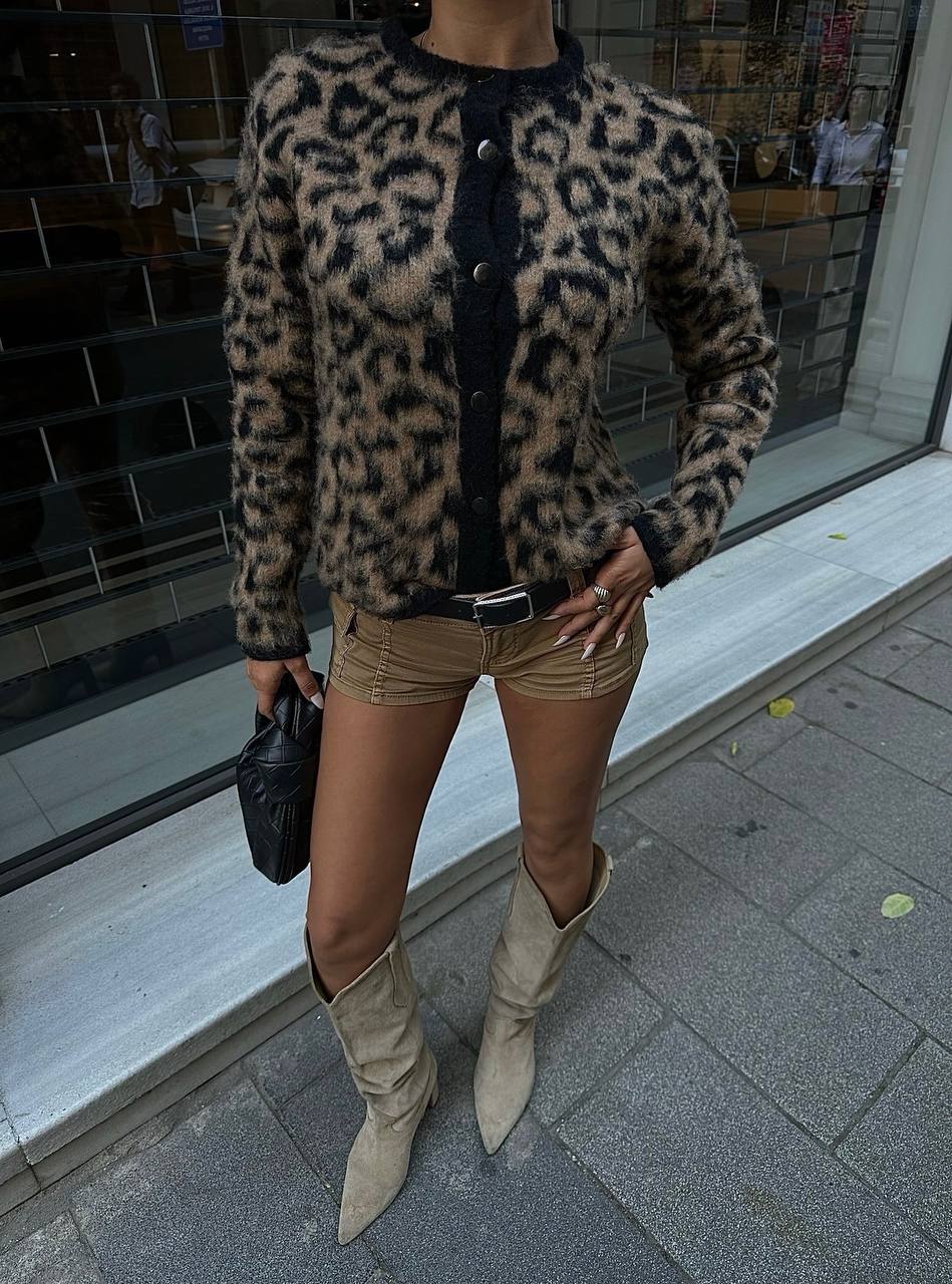 Wild Luxe Leopard Print Jacket – 1051