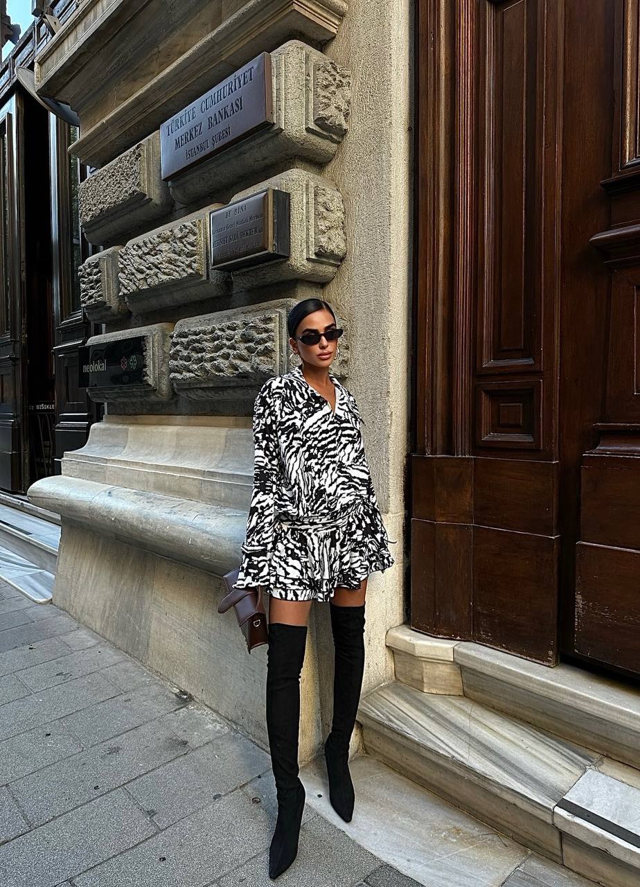 Urban Luxe Safari Set Outfits (Two-Piece Set) - 1034