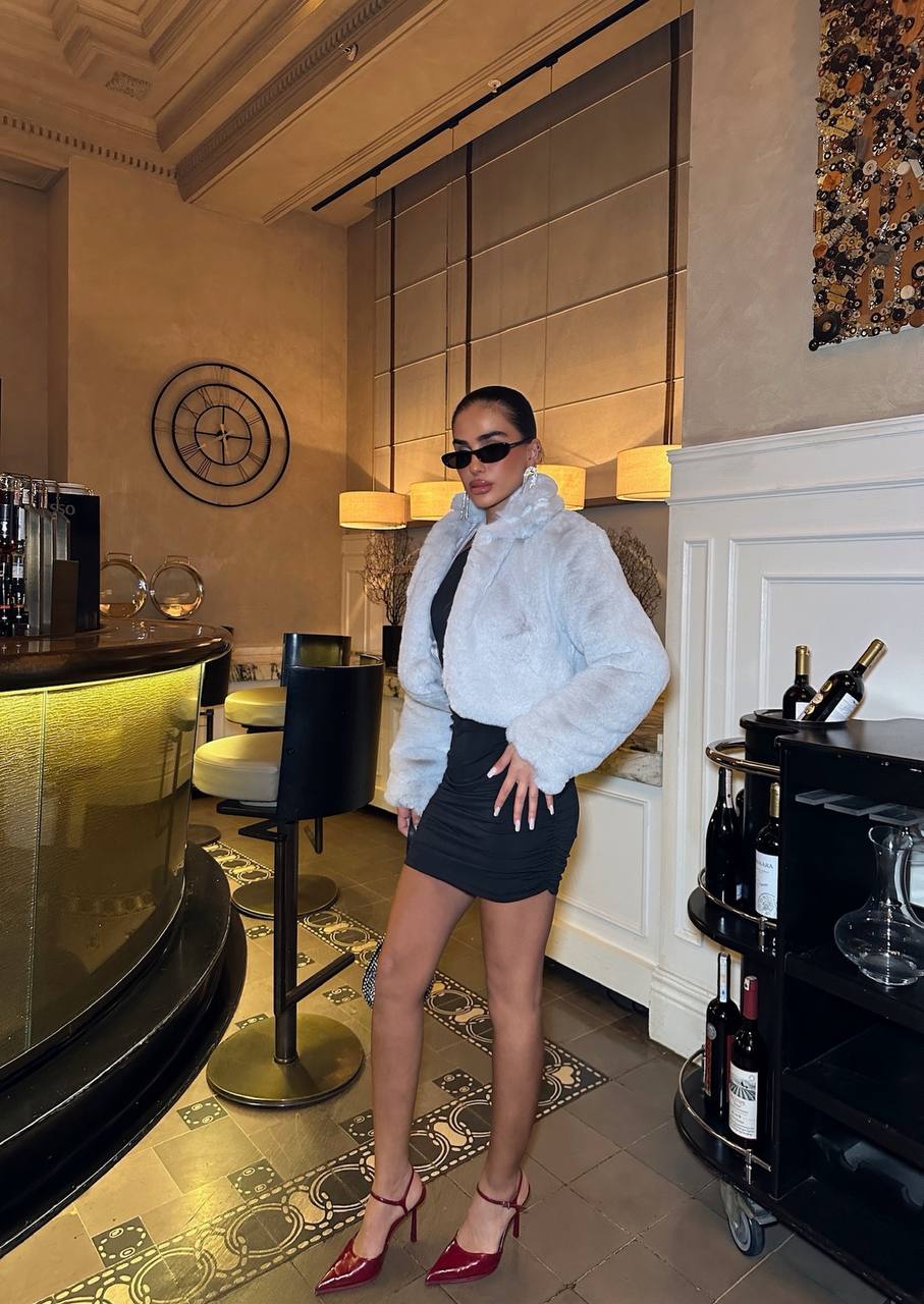 The Luxe Faux Cropped Jacket – 1037