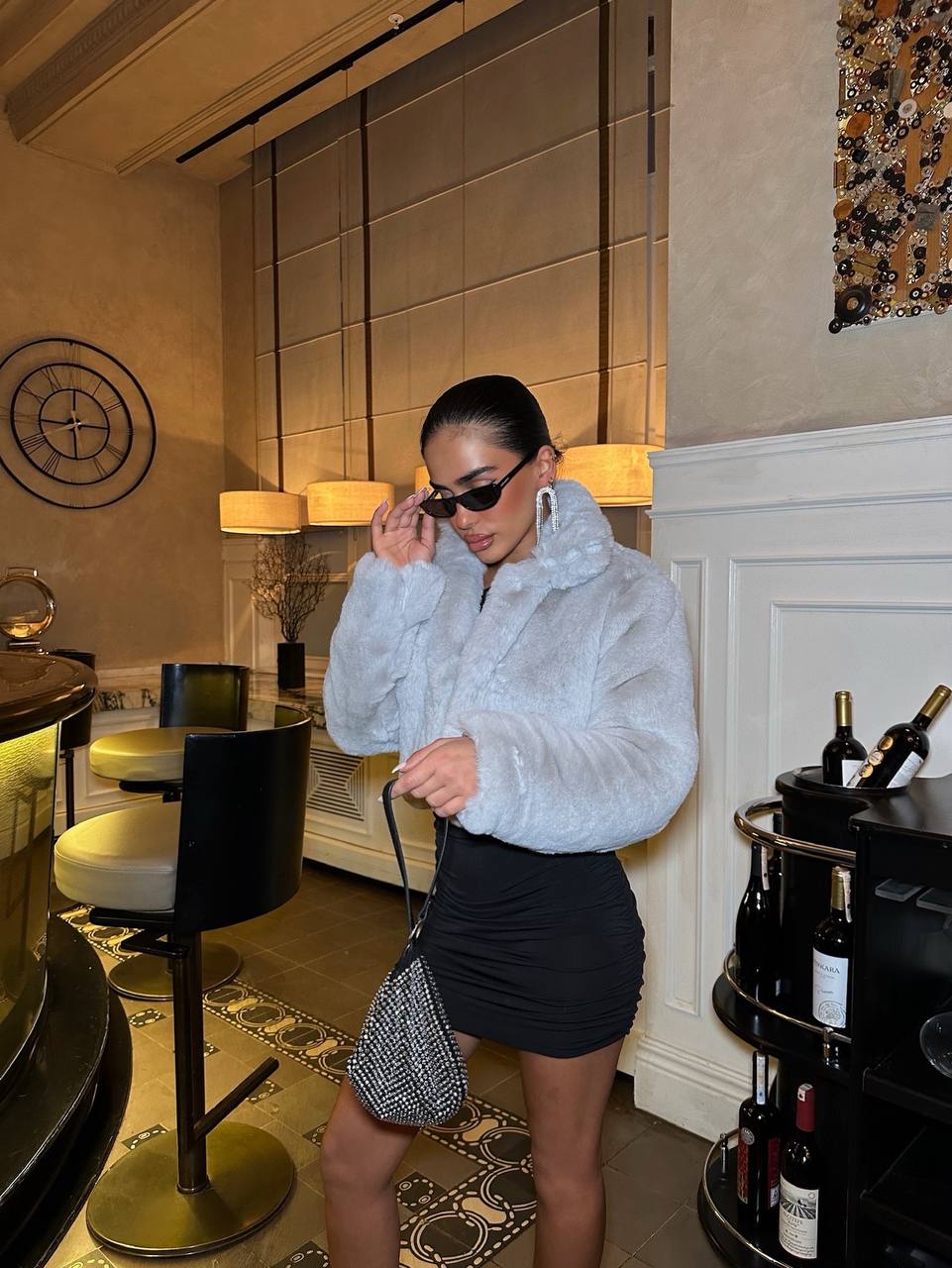 The Luxe Faux Cropped Jacket – 1037