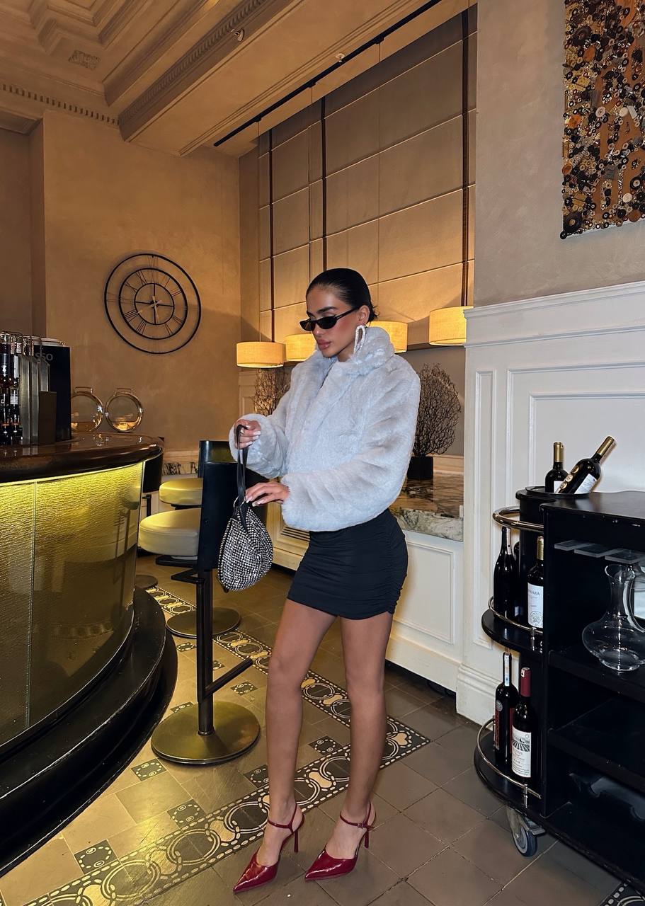 The Luxe Faux Cropped Jacket – 1037