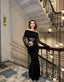 The Seraphina Off-Shoulder Gown Maxi Dress- 1012