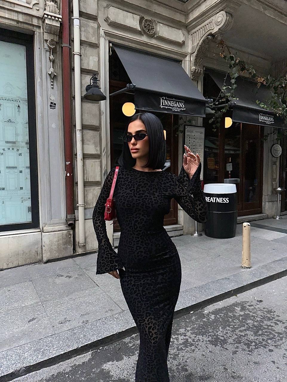 The Luxe Glamour Maxi Dress – 1008