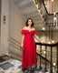 The Bella Off-Shoulder Maxi Dress – 1004