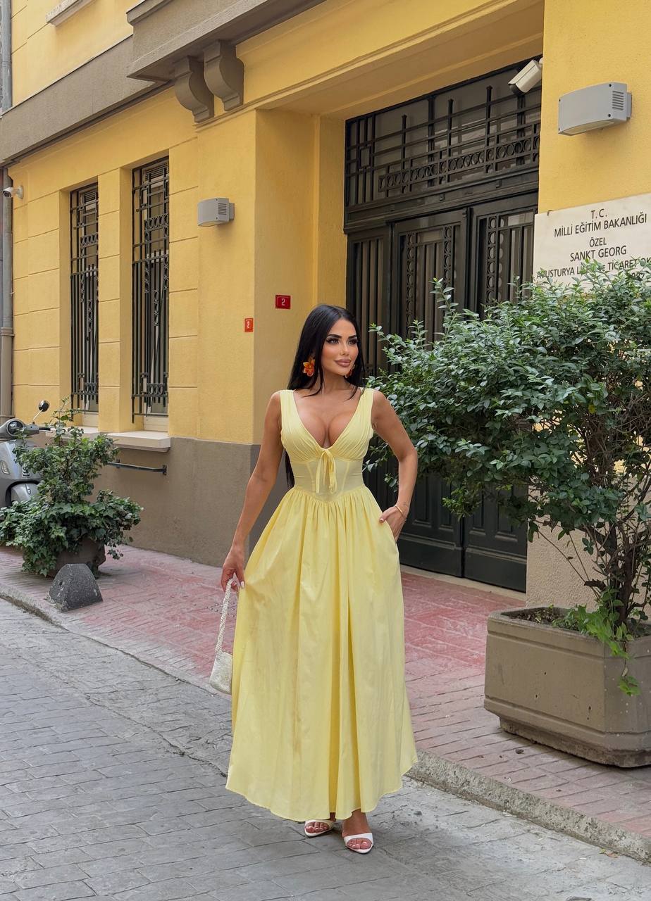 The Riviera Corset Maxi Dress - 1201