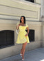 The Ruffle Charm Puff Sleeve Pastel Romance - 1228