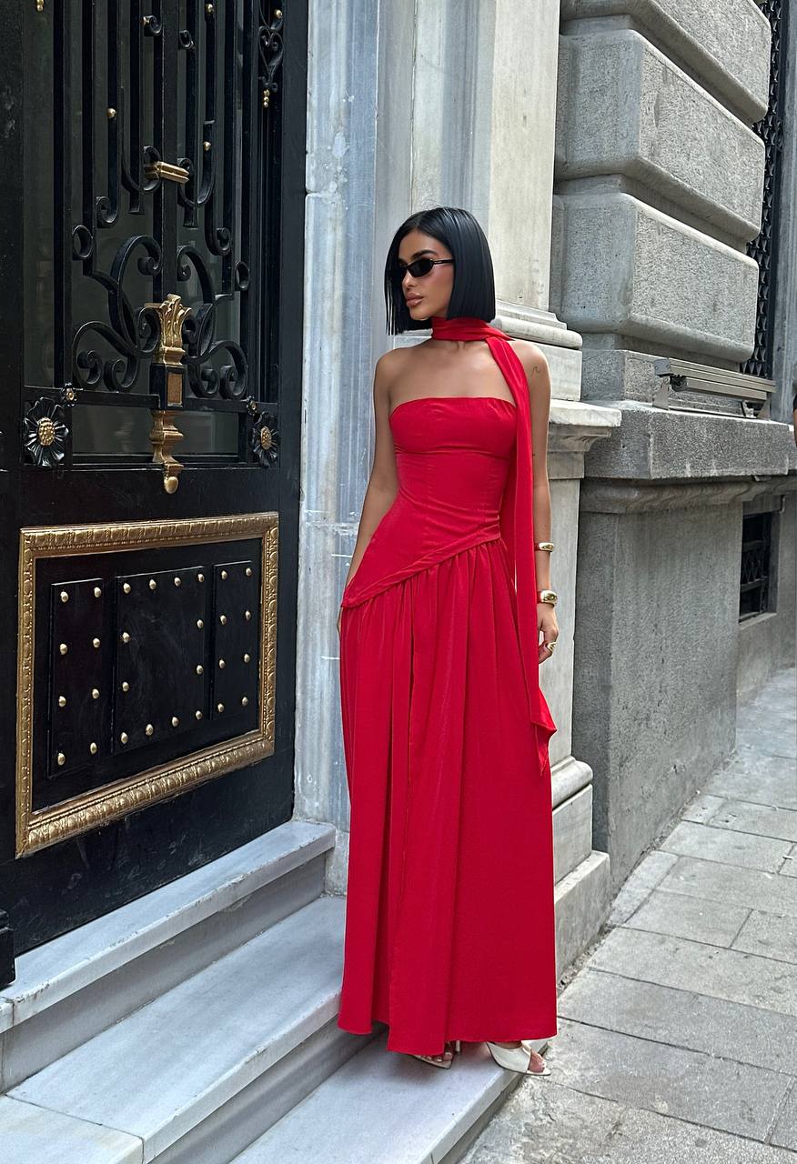 The Radiance One-Shoulder Maxi Dress - 1238