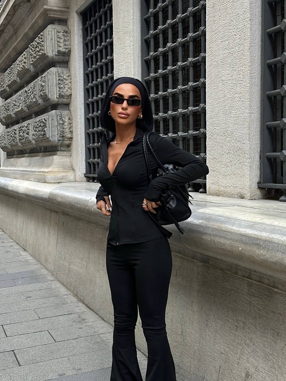 The Luxe Zip-Up Two-Piece Set – 1038