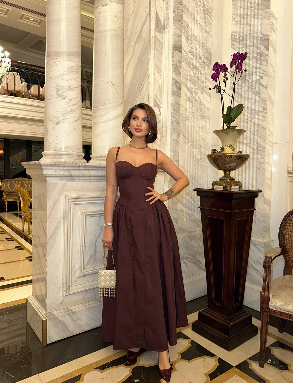 The Belle Corset Maxi Dress – 1168