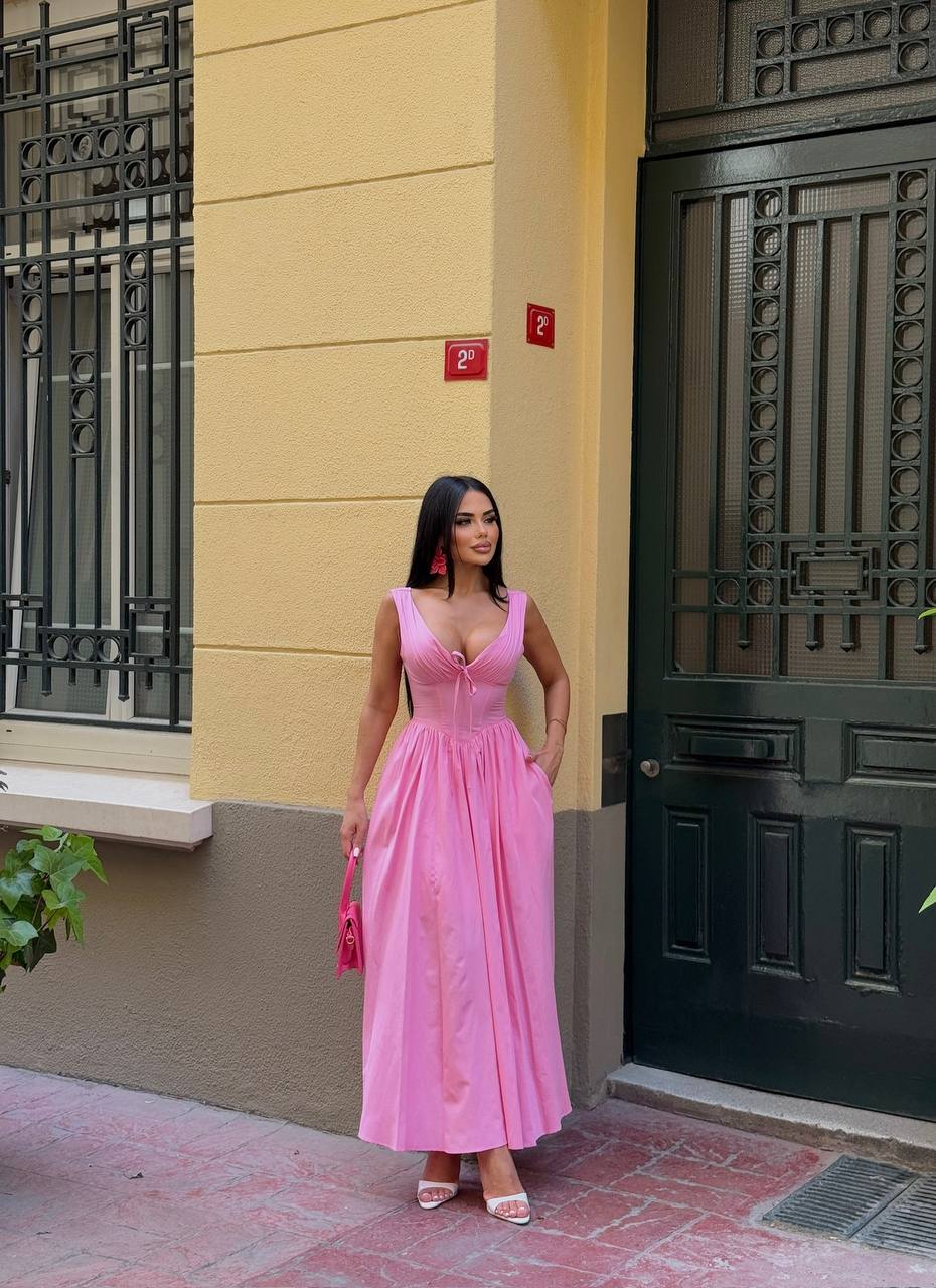 The Riviera Corset Maxi Dress - 1201