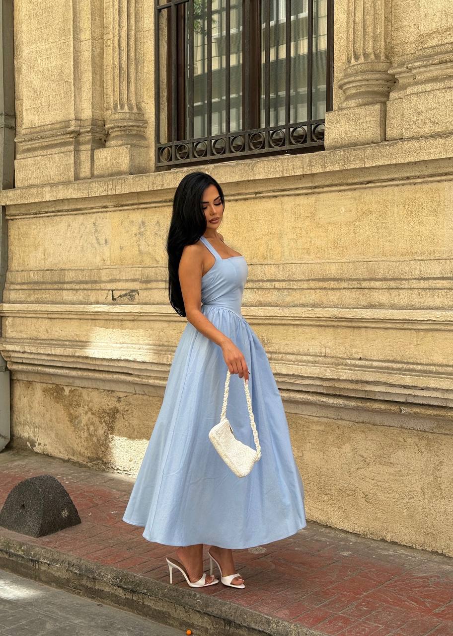 The Vienna Halter-Back Maxi Dress – 1213