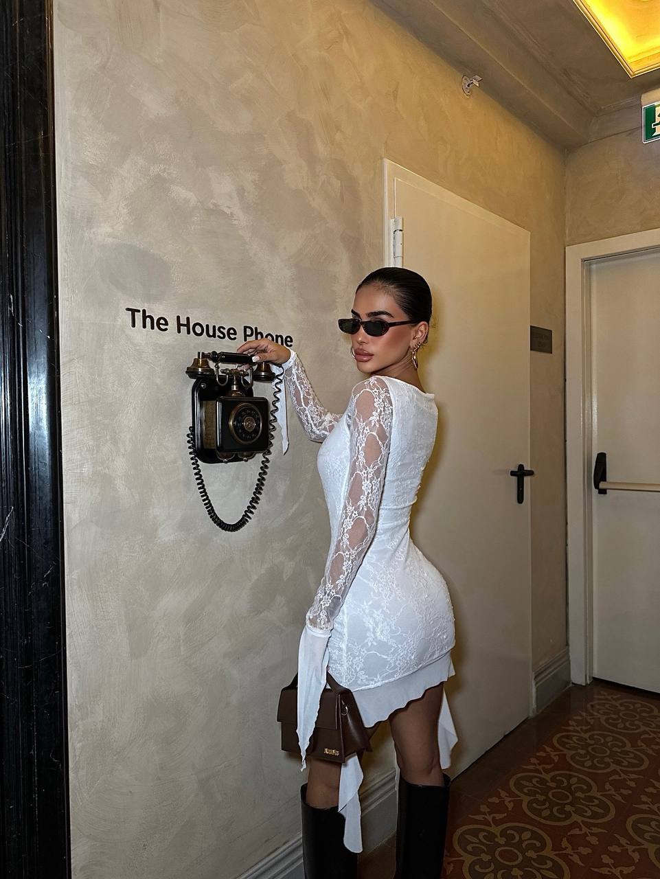 The Bella Lace Mini Dress – 1009