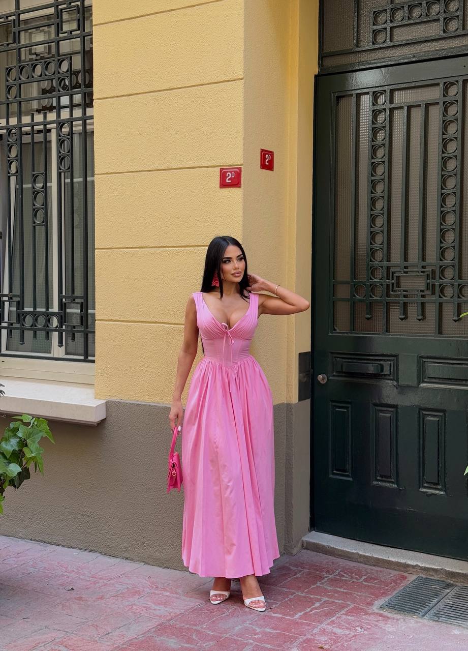 The Riviera Corset Maxi Dress - 1201