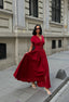The Empress Waist-Cinched Maxi Dress Statement Elegance - 1189