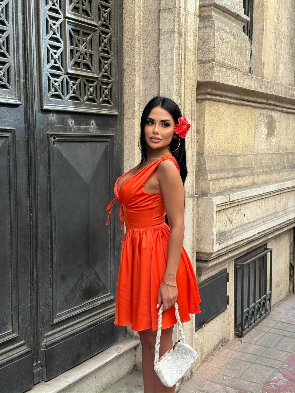 The Milan Ruched Corset Mini Dress - 1200