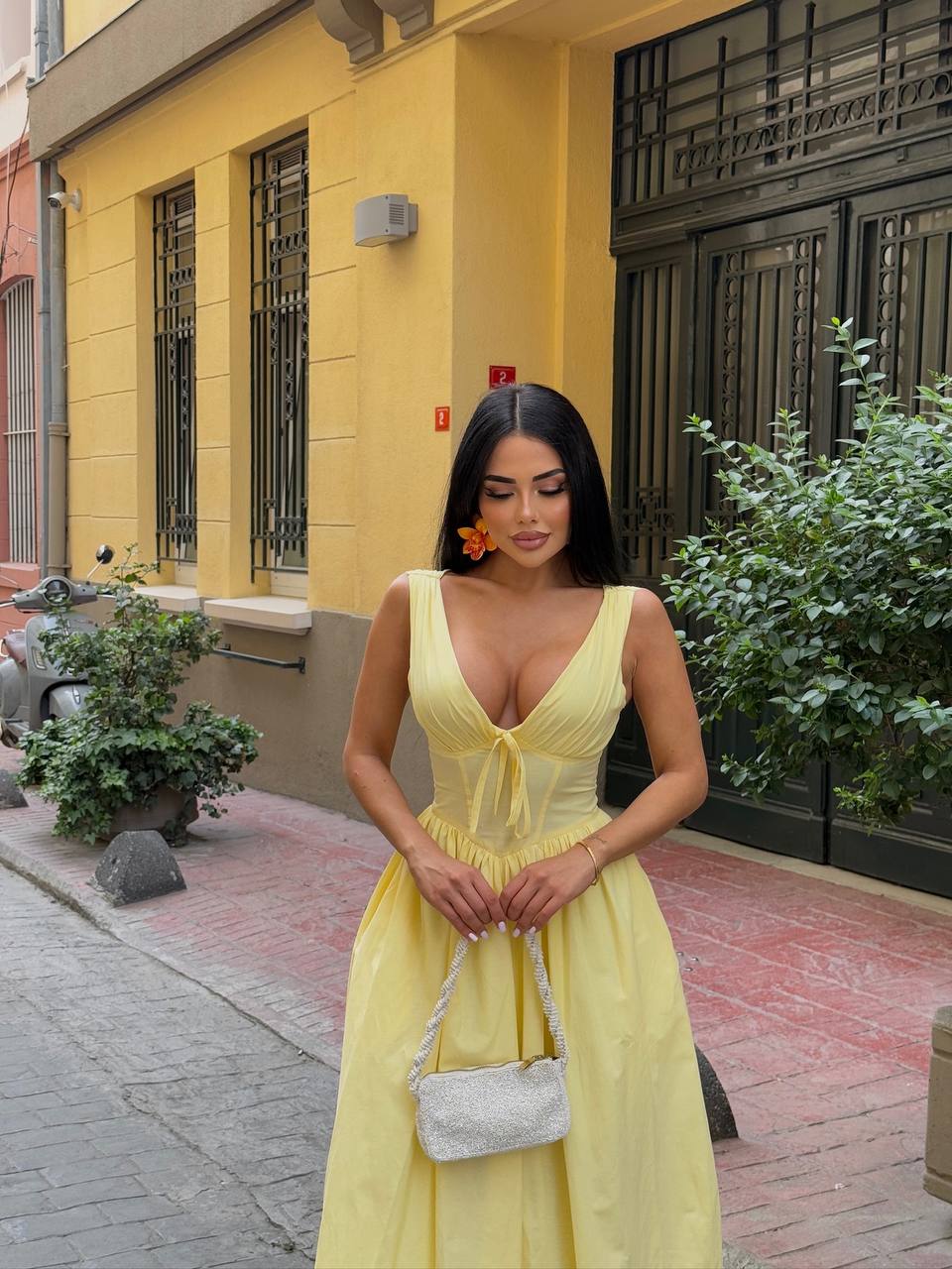 The Riviera Corset Maxi Dress - 1201