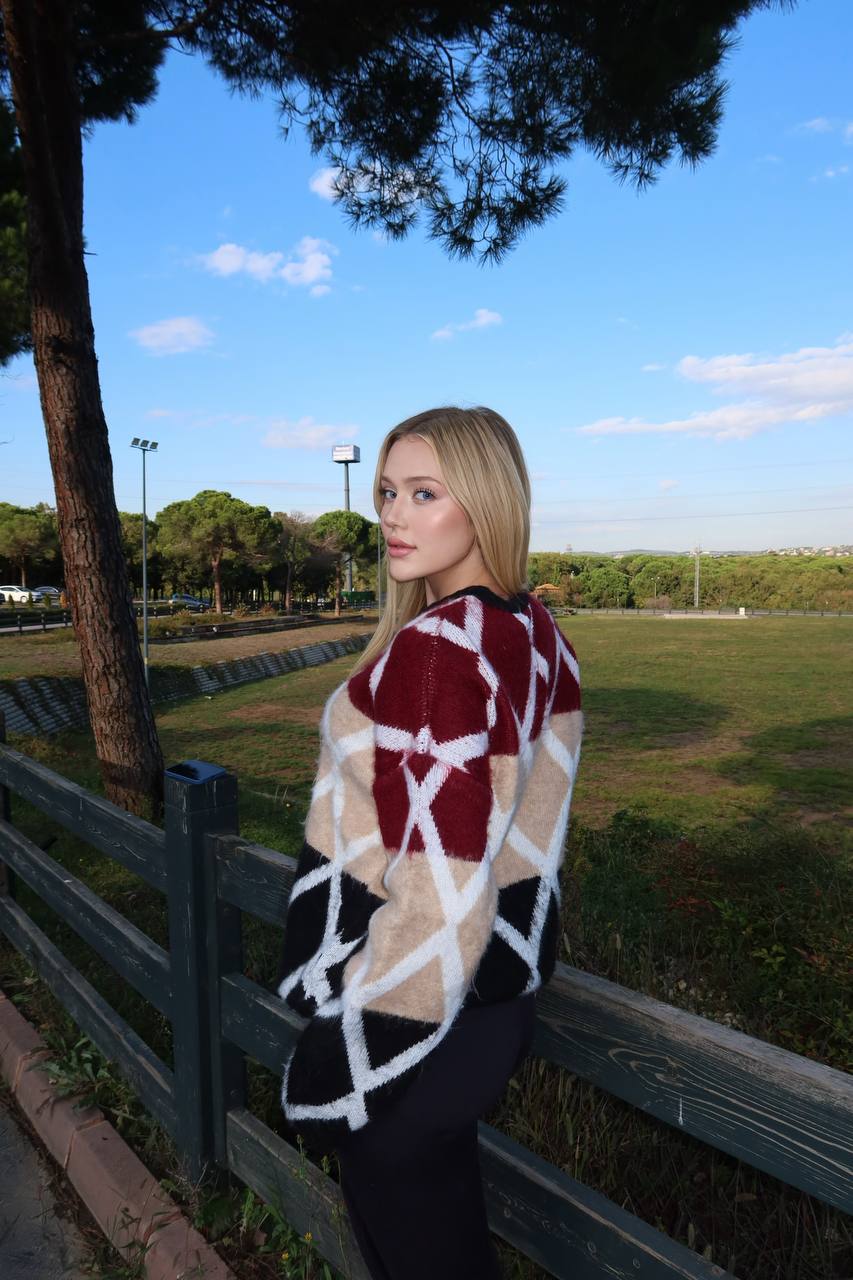 The Frosted Harmony Knit Sweater – 1255