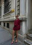 The Luxe Pleated Shirt Dress - 1024