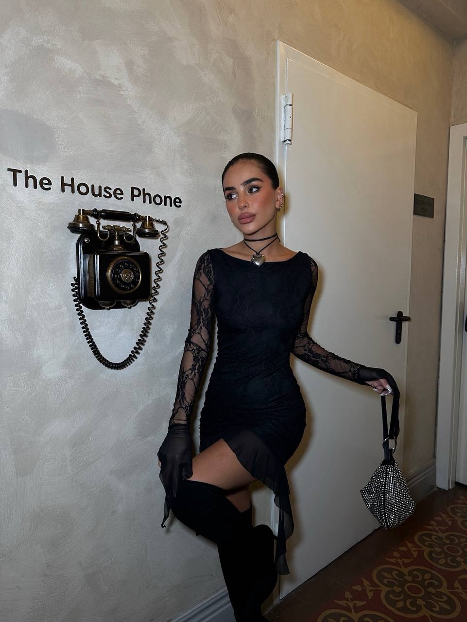 The Bella Lace Mini Dress – 1009