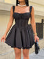 Twilight Drape Waist Cut-Out Midi Dress - 1227