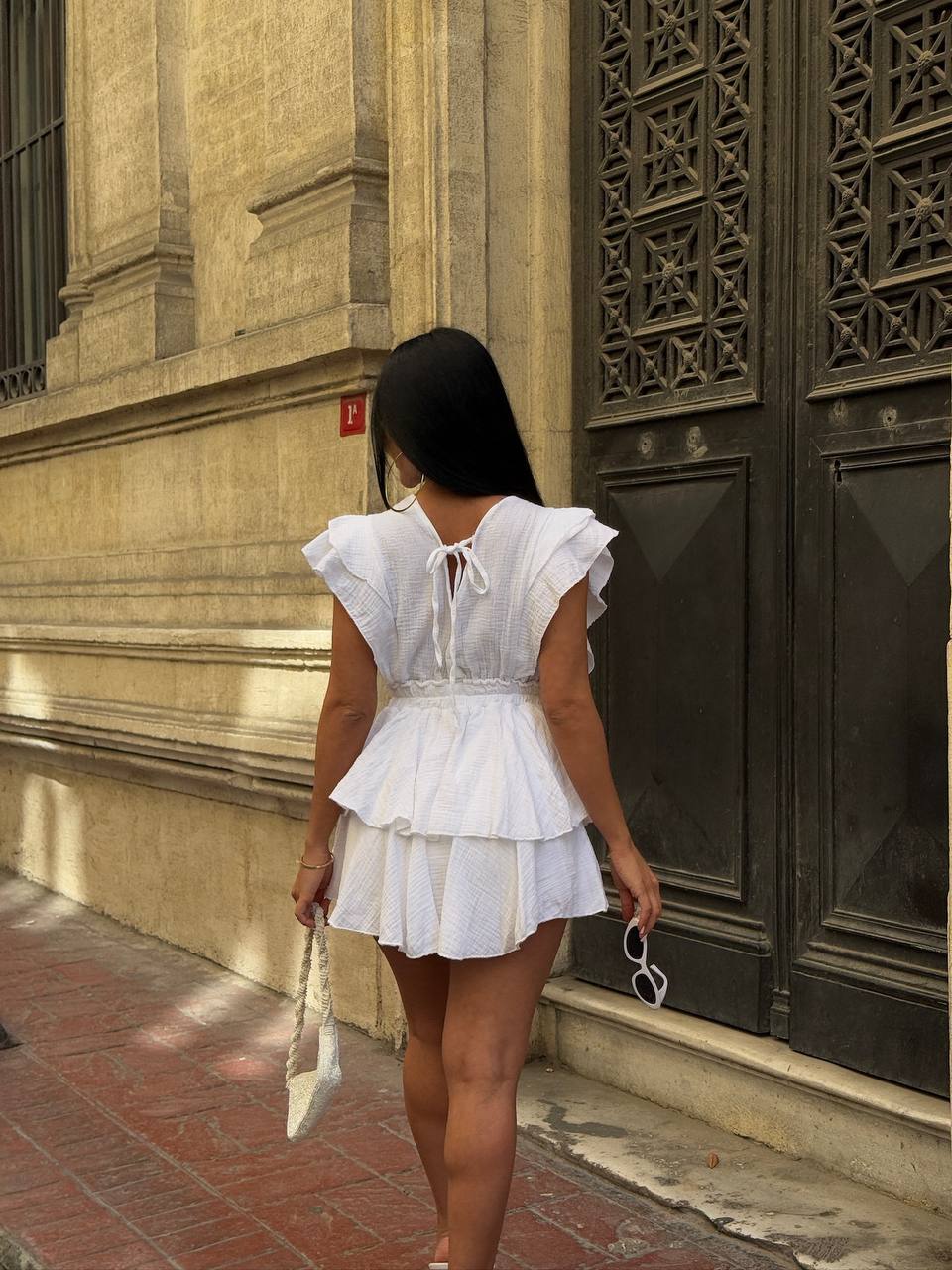 Celeste Ruffle Tiered Mini Dress - 1205