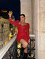 The Glam Sequin Long-Sleeve Mini Dress – 1039